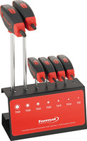 Jeu de tournevis avec poignée en T et prise de force latérale pour TORX®