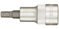 Embout de vissage 1/2" pour vis 6 pans, court
