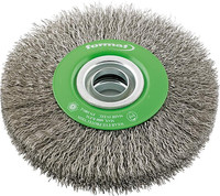 Brosse circulaire, inox V2A, ondulé, 0,3 mm