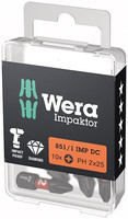 Embout 1/4" cruciforme PH Bit-Box 10 Impaktor PH