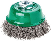Brosse boisseau, acier inoxydable (1.4310), ondulé, n° 421367