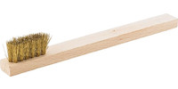 Brosse à bougies, laiton, ondulé