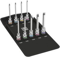 Jeu pour vis TORX® femelle, modèle long, Wera