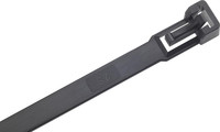 Collier plastique détachable, noir