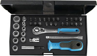 Coffret de douilles 1/4", en pouces américains, n° D 20 KAU-20