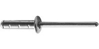 Rivet aveugle multiserrage, alu/acier, tête goutte de suif
