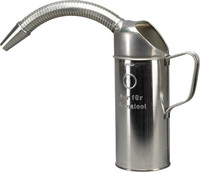 Godet mesureur, tube d'écoulement flexible