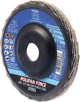 Disque à lamelles POLIFAN Z SGP FORCE STEEL, Ø 115 mm, bombé