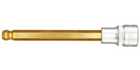 Embout de vissage 1/2" pour vis 6 pans, avec tête sphérique, n° 986KK