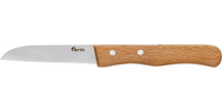 Couteau à ébavurer, manche en bois
