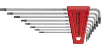 Jeu de clés mâles coudées pour TORX®-BO, longues, n° PB 411.BH 6-25