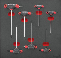 Module d'outillage Tournevis à poignée en T, TORX®, 7 pièces, module 2/3