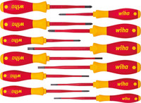 Jeu de tournevis VDE plats/cruciformes PH/PZ/PlusMinus PZ/TORX