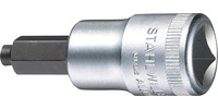 Embout de vissage 1/2" pour vis 6 pans, avec alésage, n° 54 IC