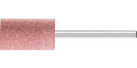 Meule à rectifier sur tige Poliflex, corindon supérieur rose, forme cylindrique