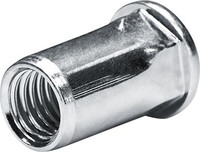 Écrou aveugle six pans, tête goutte de suif