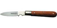 Couteau d’électricien, 1 pièce, manche en bois