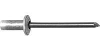 Rivet aveugle CUP, alu/acier, tête goutte de suif, étanche à l'air et à l'eau