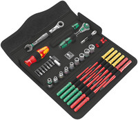 Jeu d’outils Kraftform Kompakt W 1 pour l’entretien (pouces), 35 pièces