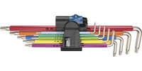 Jeu de clés mâles coudées pour TORX®, longues, n° 3967/9 TX SXL