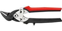 Cisaille à tôles Ideal, acier inoxydable, à commande par levier, coupe à gauche, 61 HRC, compacte