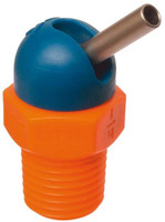 Buse haute pression - pour réfrigérant lubrifiant 1/4", type CD, bleu-orange