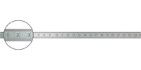 Règle graduée en acier, flexible, largeur 13 mm